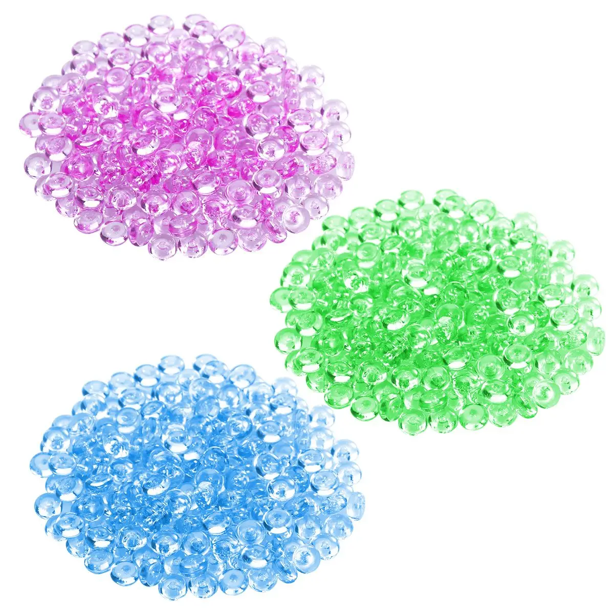 3 Packs of Fishbowl Beads Plastic Vase Filler Beads Fish Bowl Beads for