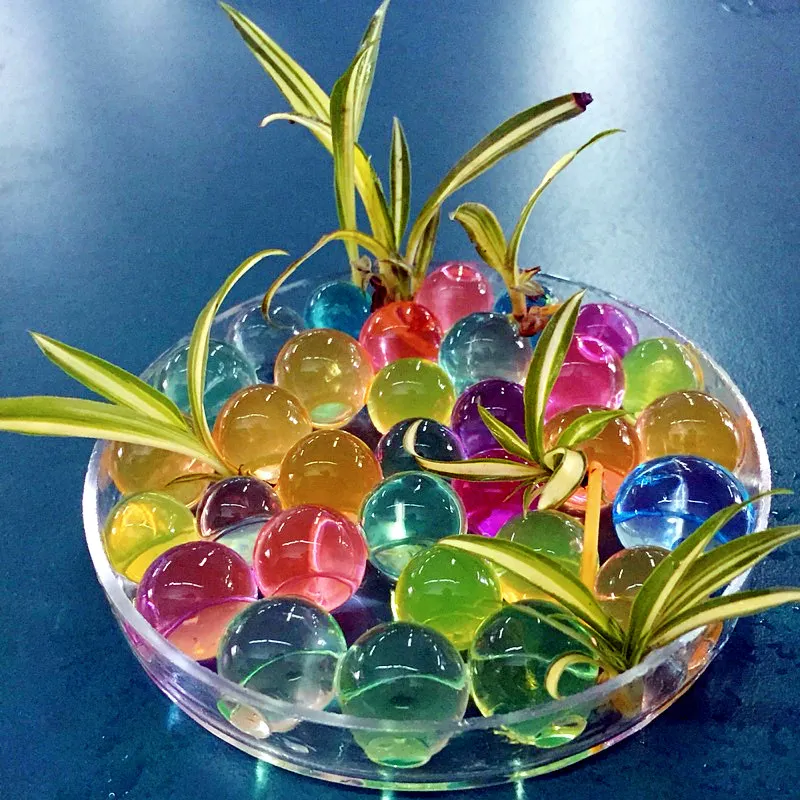 

Simple life 4000 pcs/lot Soft crystal soil water beads growing water balls home wedding decoration ornament plant cultivate