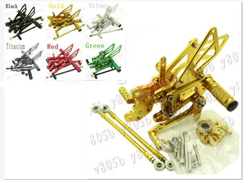 

CNC Motorcycle Rearset Foot Pegs Rest Footrest Set For HONDA CBR600RR 2003-2006 CBR 600RR F5 2003 2004 2005 2006