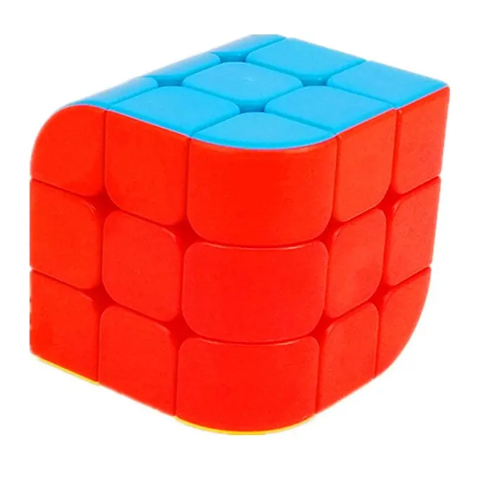 

Curve 3X3 Stickerless Speed Cube Penrose Cube Puzzle New Design 56mm PVC Sticker Penrose Cube 3X3X3 Magic Cube