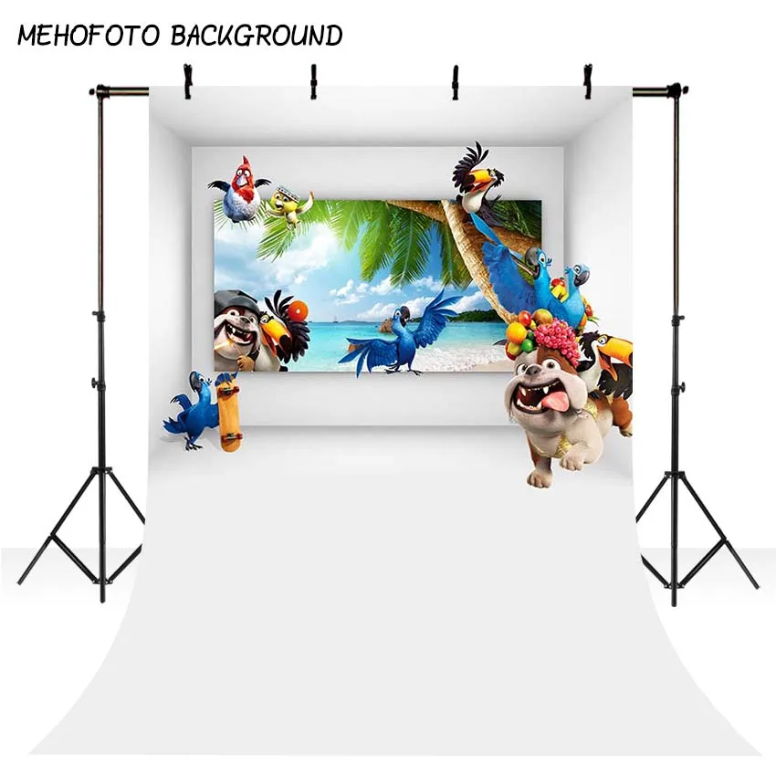 

5x7ft Children Photographic Backdrops 3D Cartoon Theme Party Photo Background for Photo studio