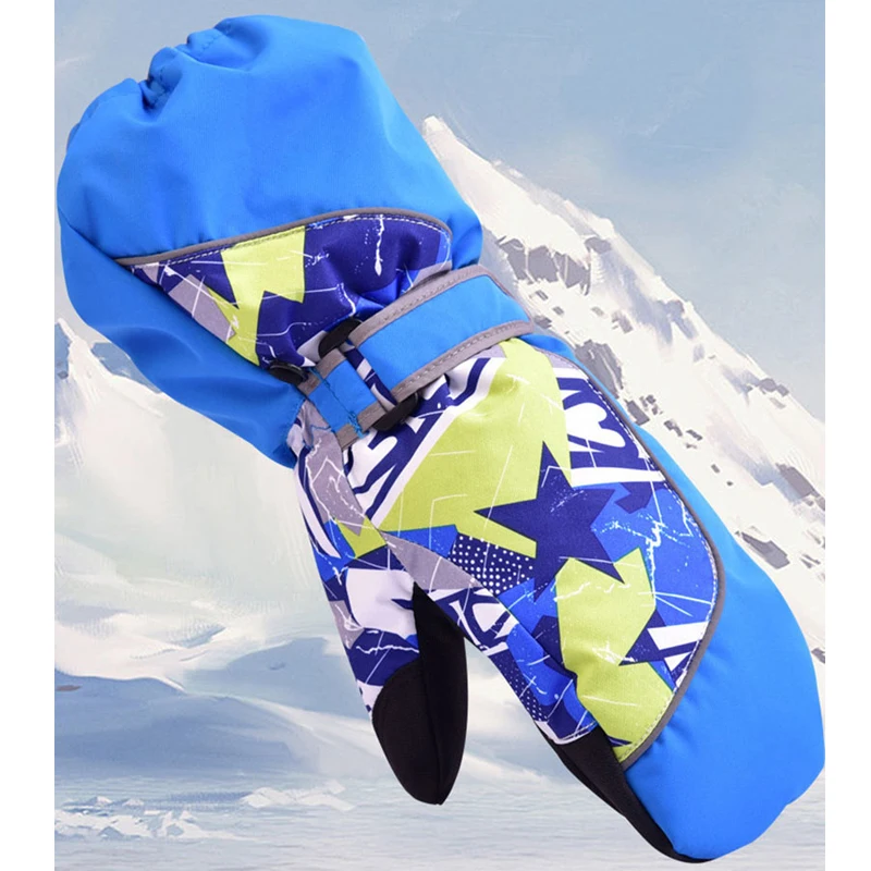 Niños a prueba de viento impermeable Guantes de esquí prevenir resbaladiza Guantes niños esquí nieve Guantes de esqui Niños a prueba de viento impermeable Guantes de esquí prevenir resbaladiza Guantes niños esquí nieve Guantes de esqui