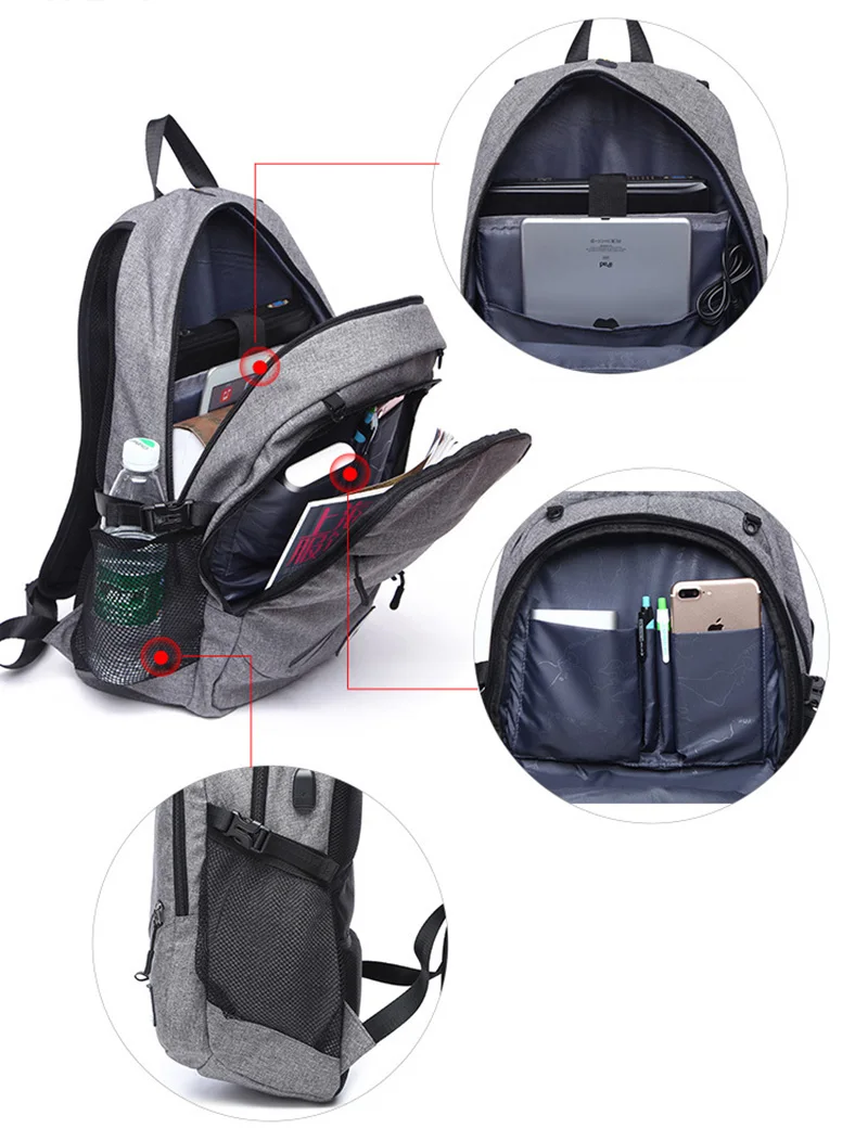 Men Women Basketball Backpack USB Charging Outdoor Sport Backpack Teenager Travel Large Bag Headphone Hole Laptop Mochila BP0240 (24)