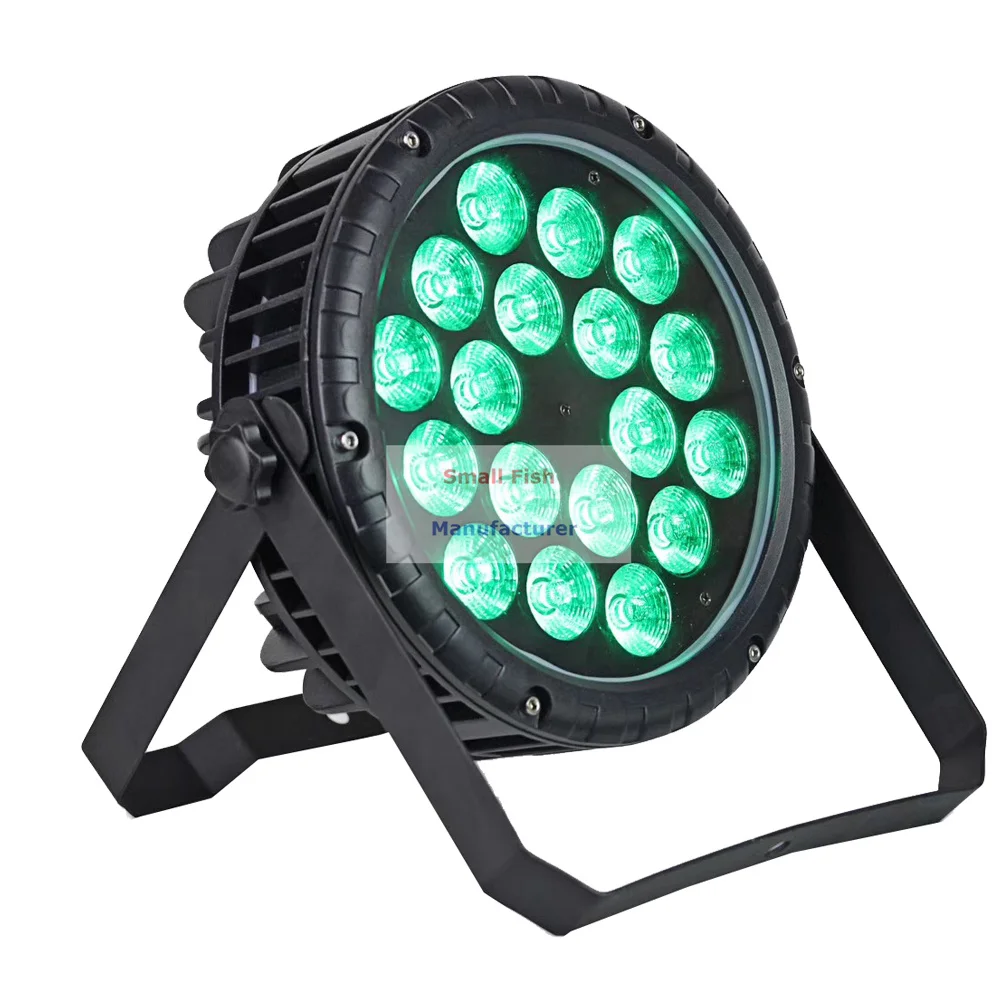 Новый профессиональный светодио дный сцены 18X10 Вт RGBW 4IN1 PAR LED DMX этап эффект освещения DMX512 подчиненная Водонепроницаемый par огни