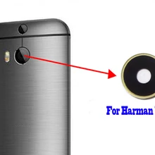 Ymitn задняя Камера стекла заднего Камера объектив с пластыревый заменитель для htc M8 Harman Kardon версия Золотой Край