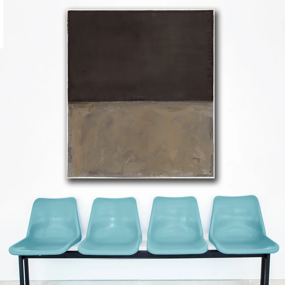 Wall Pictures For Living Room Abstract Mark Rothko Untitled-1969 Canvas Art Home Decor Modern No Frame Oil Painting | Дом и сад