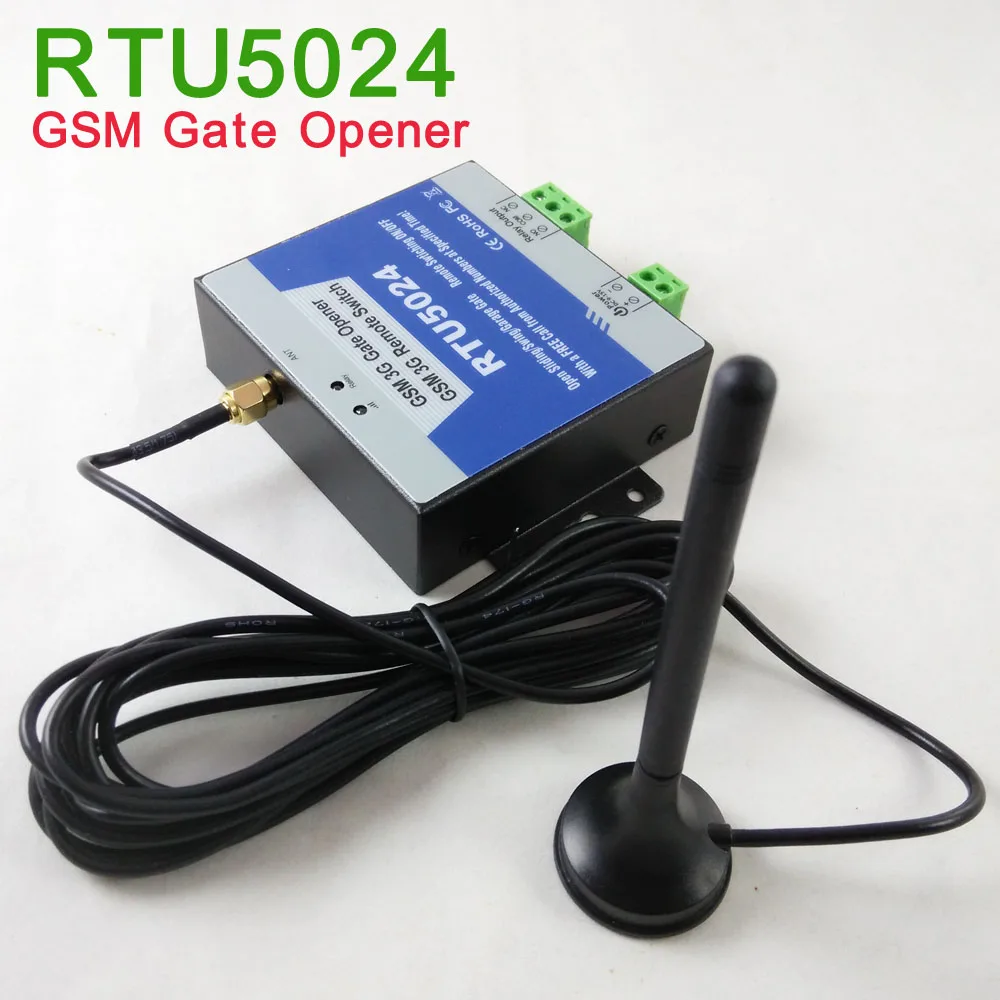 

gsm relay sms call remote controller gsm gate opener switch for control home appliance (RTU5024) parking systems