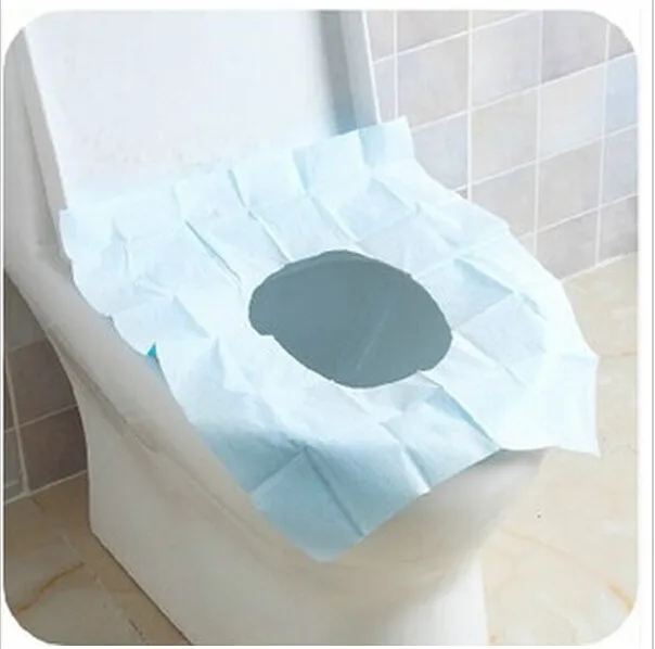 Мужские и женские и беременным женщинам нужен бумага для туалетного сидения для путешествий ПЭ каверы для ободка унитаза крышка коврик водонепроницаемый держатель для туалетной бумаги pad