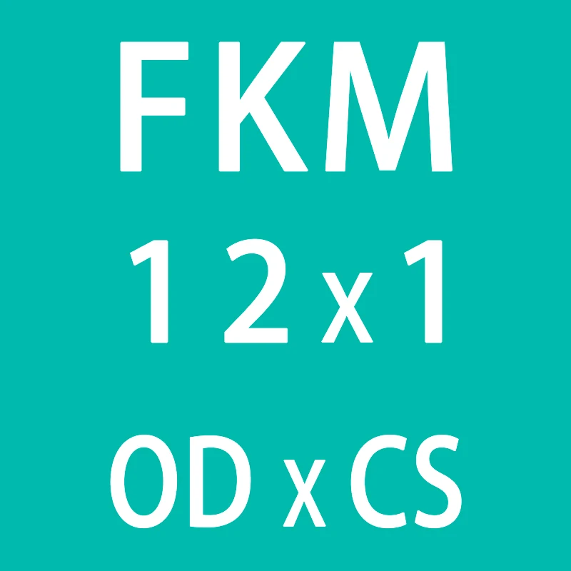10 шт./лот резиновое кольцо зеленый FKM уплотнительное кольцо уплотнения 1 мм Толщина OD4/5/6/7/7,5/8/9/10/11/12/13 мм каучук o-образный кольцо уплотнительное кольцо топлива шайба - Цвет: OD12mm