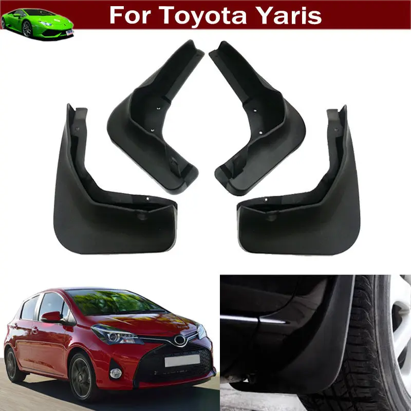 4 Car Mud Flap Splash Guard Fender Mudguard For Toyota Yaris Hatchback