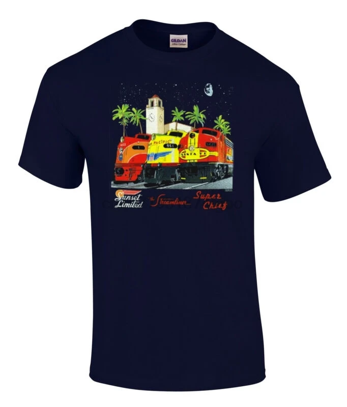 

Streamliners at Los Angeles Authentic Railroad T-Shirt [89]