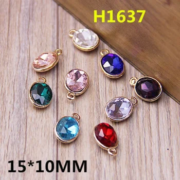 

Hot sale Wholesale 20pcs/lot 15*10mm rhinestones button pearl button DIY mobile phone hair decoration Accessories YF127