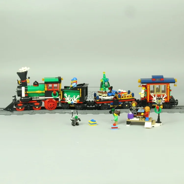 

LEPIN 36001 770Pcs Creative Series The Christmas Winter Holiday Train Set Building Blocks Bricks Children Educational Toys 10254