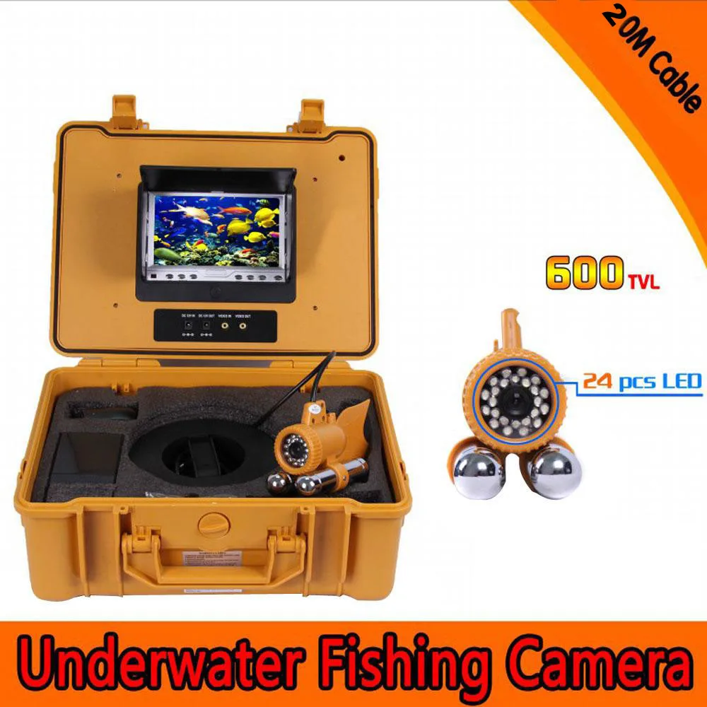 7" LCD 20M Underwater Video Camera System Fish Finder For Monitoring