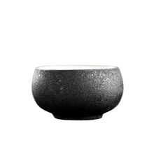 Черный дзен японский стиль грубая гончарная керамика чайная чашка чайный набор кунг-фу чайная церемония мастер чашка бытовые чашки для Саке Ретро Декор