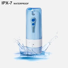 Электрический Очиститель зубов для воды струи Usb перезаряжаемый портативный водный стоматологический спа ирригатор для полости рта 100 шт./партия