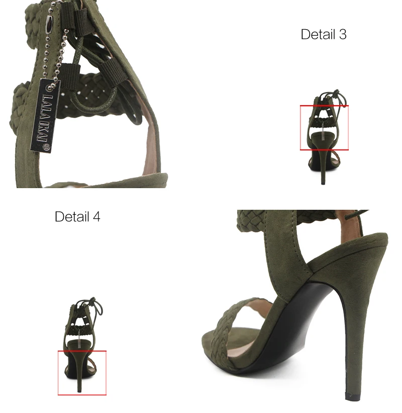 LALA IKAI Ankle Strap Sandals Women (10)