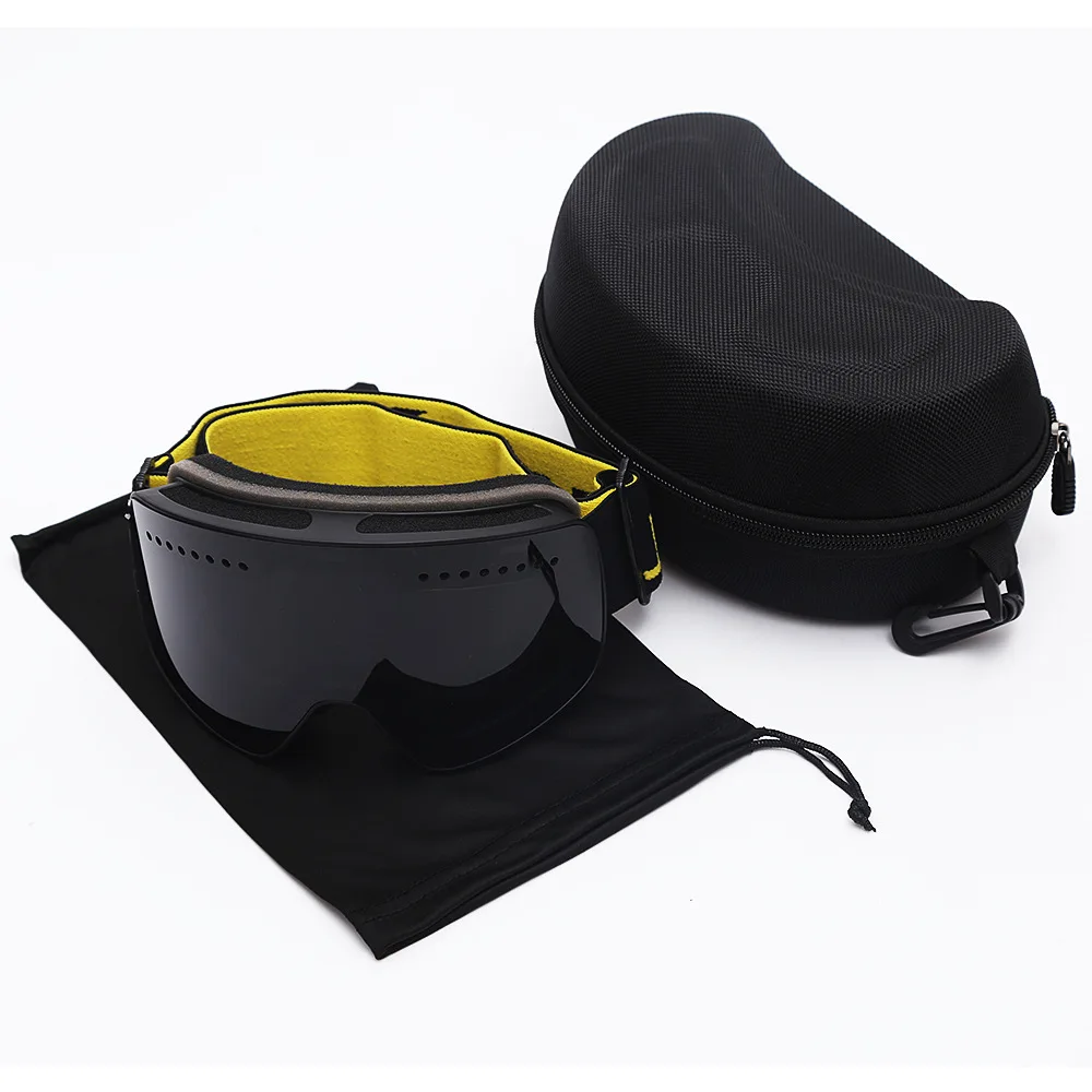 المغناطيسي تزلج نظارات مع حالة مكافحة الضباب عدسة مزدوجة UV400 المهنية نظارات التزلج الرجال النساء التزلج على الجليد نظارات المغناطيسي تزلج نظارات مع حالة مكافحة الضباب عدسة مزدوجة UV400 المهنية نظارات التزلج الرجال النساء التزلج على الجليد نظارات