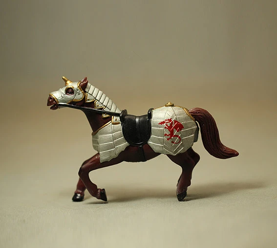 

Wholesale 1:18 Simulation Animal Model Toy Battle Steed Soldier War Horse Classic Toy Figure PVC Collectible Model Toy