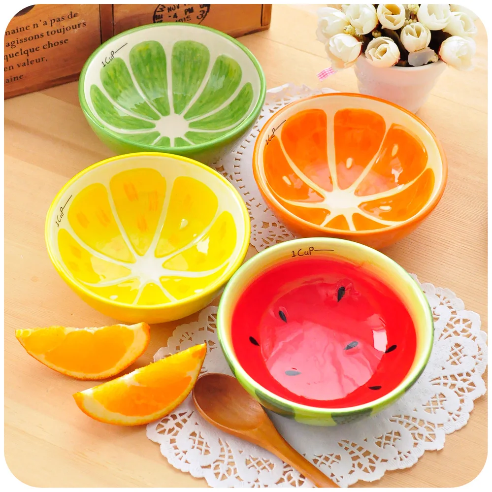 

Fruit ceramic rice bowl soup bowl japanese style bowl