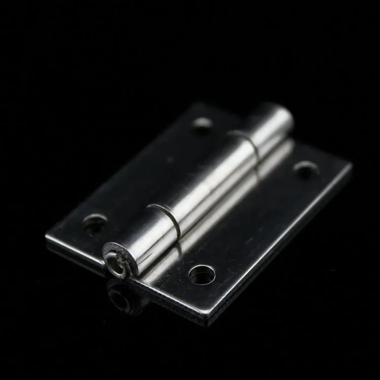 

2pcs Brand New 304 Stainless Steel Hinge 1.5 Inch Thick 1.5mm37.5*28.5*1.5mm Industrial Hinge