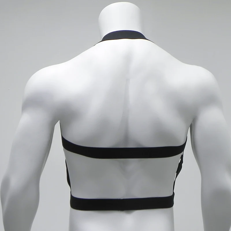 Сексуальные мужские нейлоновые ремни на шею с эффектом смачивания мужское