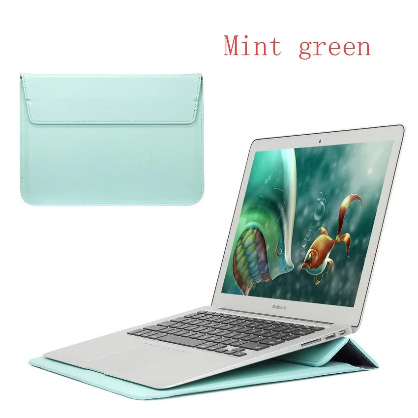 Чехол для ноутбука для Appl Macbook Air, Pro, retina, 11,12, 13,15 дюймов сумки для ноутбуков. Pro 13," 15,4" с/без сенсорной панели - Цвет: green xinfeng