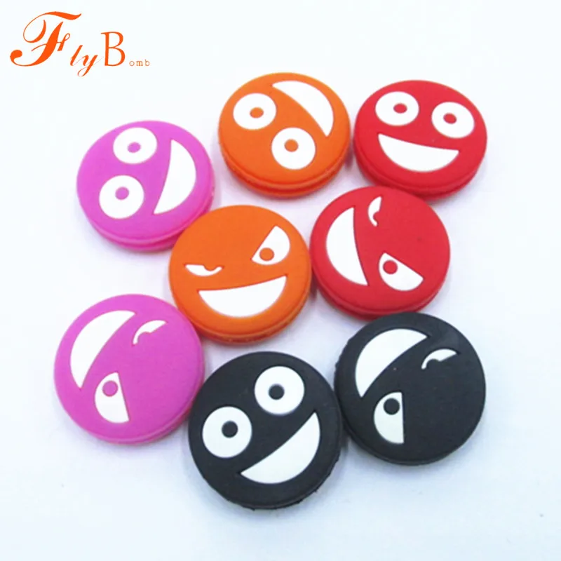 

Double-faced Cute Tennis Racket Shock Absorber to Reduce Tenis Racquet Vibration Dampeners Smile Face Tenis raqueta L338OLE