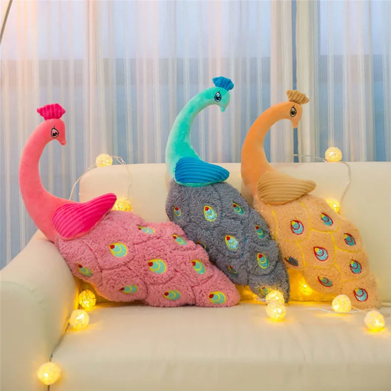 Pavo Real muñecas Peluches hogar juguetes de peluche para los niños juguetes para las niñas Peluches de Animales Halloween