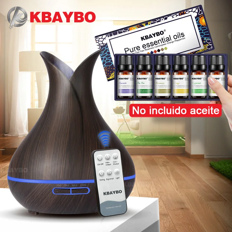 Harga 400 Ml Remote Control Biji bijian Kayu Ultrasonic Humidifier Aromaterapi Aroma Minyak Esensial Diffuser untuk Rumah Bayi 6 Macam Fragrance Murah 400 Ml Remote Control Biji bijian Kayu Ultrasonic Humidifier Aromaterapi Aroma Minyak Esensial Diffuser untuk Rumah Bayi 6 Macam Fragrance