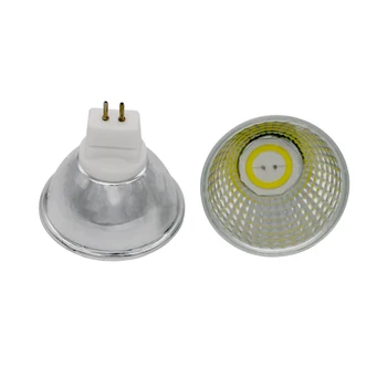 買取 GU5.3/MR16 Led ライトセラミックランプホルダー 5 ワット AC/DC 12 V 2020 COB スポットライト 350LM 高品質のランプホーム照明 4 ピース/ロット