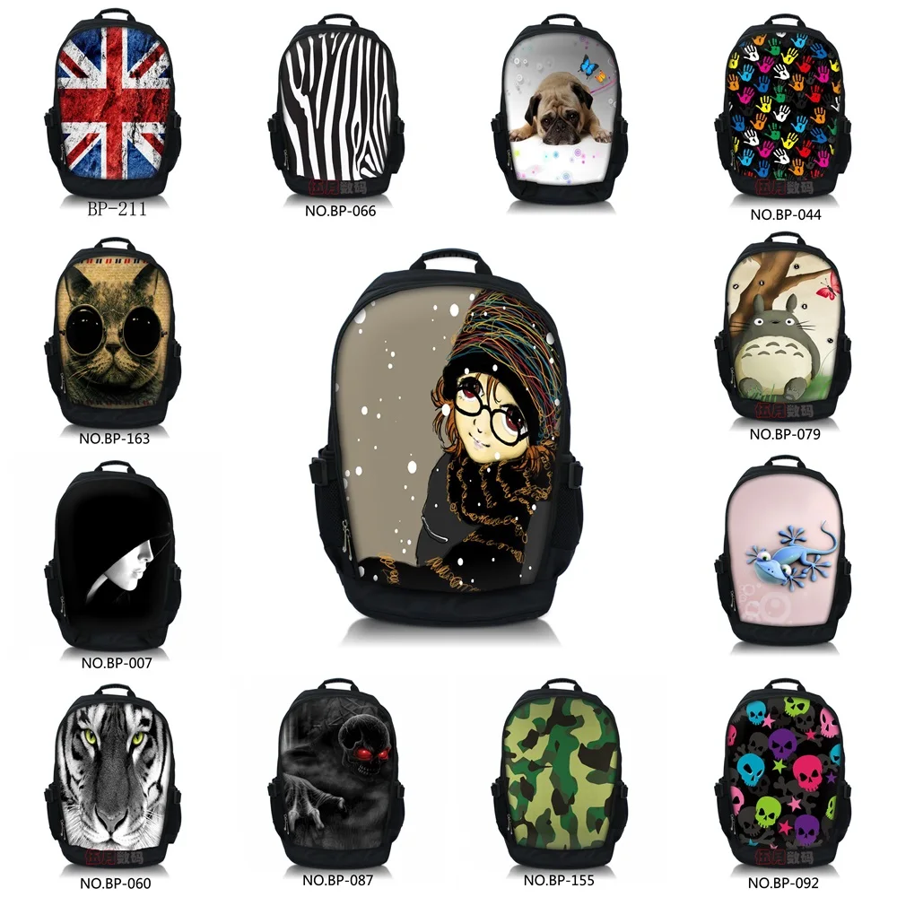 

Hot Designs Laptop PC Bag Backpack School Book Backpack Travel Bag For 14" 15.5" 15.6" Laptop