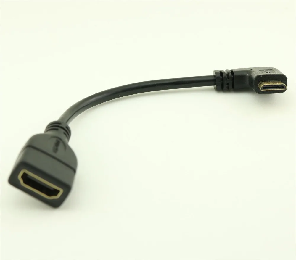 1 шт. прямоугольный Переходник HDMI A мама мини C папа 1080P 20 см|mini hdmi|hdmi righthdmi c |
