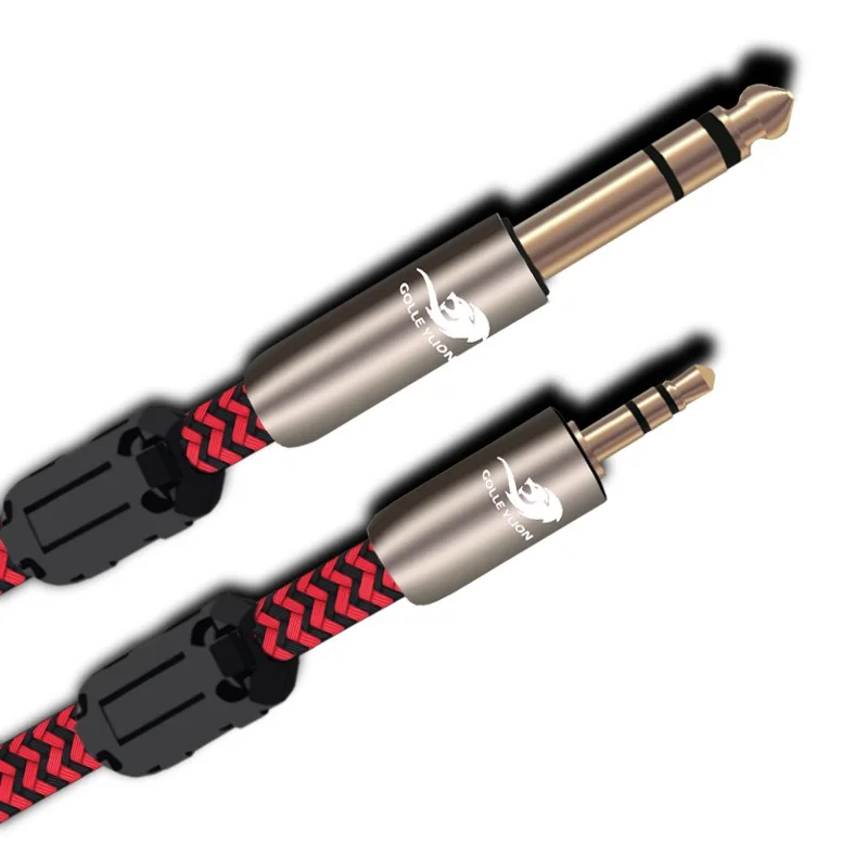 Стерео разъем 3 5 мм на 1/4 ''стерео папа 6 35 аудио кабель для iPhone iPad Ноутбук