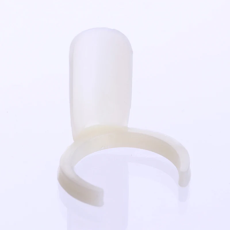 

10pcs Nail Art Tips Color Card Practice Display Ring For False Nail Art Polish UV Gel Tips Tool Manicure