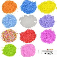5500Pcs DIY Snow Mud Particles Slime Foam Balls Beads DIY Wedding Party Decoration Polystyrene Filler Crafts 2-3mm For Children 5500Pcs DIY Snow Mud Particles Slime Foam Balls Beads DIY Wedding Party Decoration Polystyrene Filler Crafts 2-3mm For Children