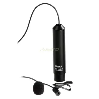 

High Quality Boya BY-M40D Omni-Directional Lavalier Microphone for Sony Panasonic Camcorder ZOOM H4n H5 H6