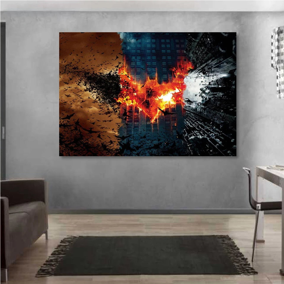 1 Piece Canvas Art Poster Batman Movie HD Canvas Painting Wall Art