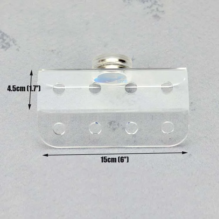 SPS phyto plus кораллы фрагмент стойки Кронштейн мини нано сильный магнит fix Аквариум Рыбы Риф Танк Наклонный самолет - Цвет: 15cm with 8 base