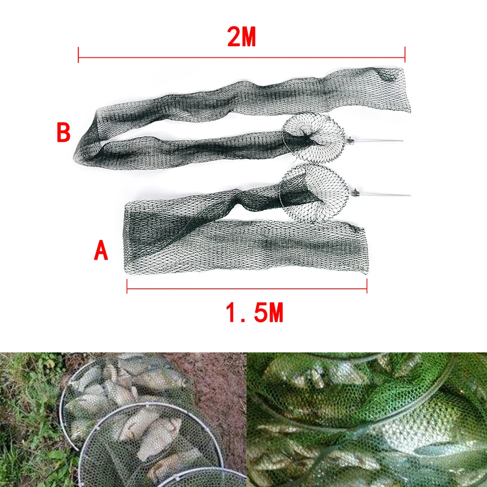 1,5 м/2 м высокое качество красивый дизайн рыболовные снасти портативные рыбные клетки маленькие быстросохнущие складные рыболовные сети снасти