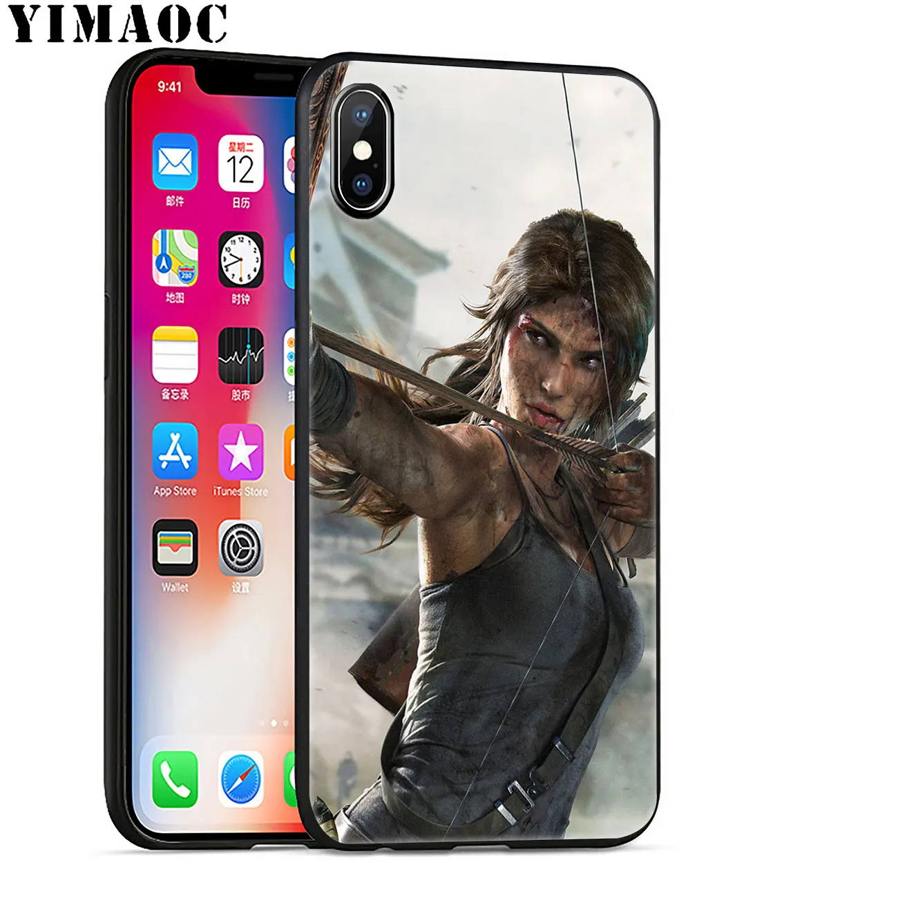 Мягкий силиконовый чехол YIMAOC для телефона iPhone 11 Pro XS Max XR X 6 6S 7 8 Plus 5 5S SE 10 из ТПУ с