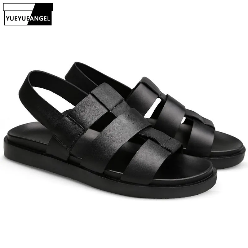 

2019 New Arrival Summer Mens Sandals Roman Style Men Beach Sandals Platform Open Toes Sandals Casual Breathable Sandalias Hombre