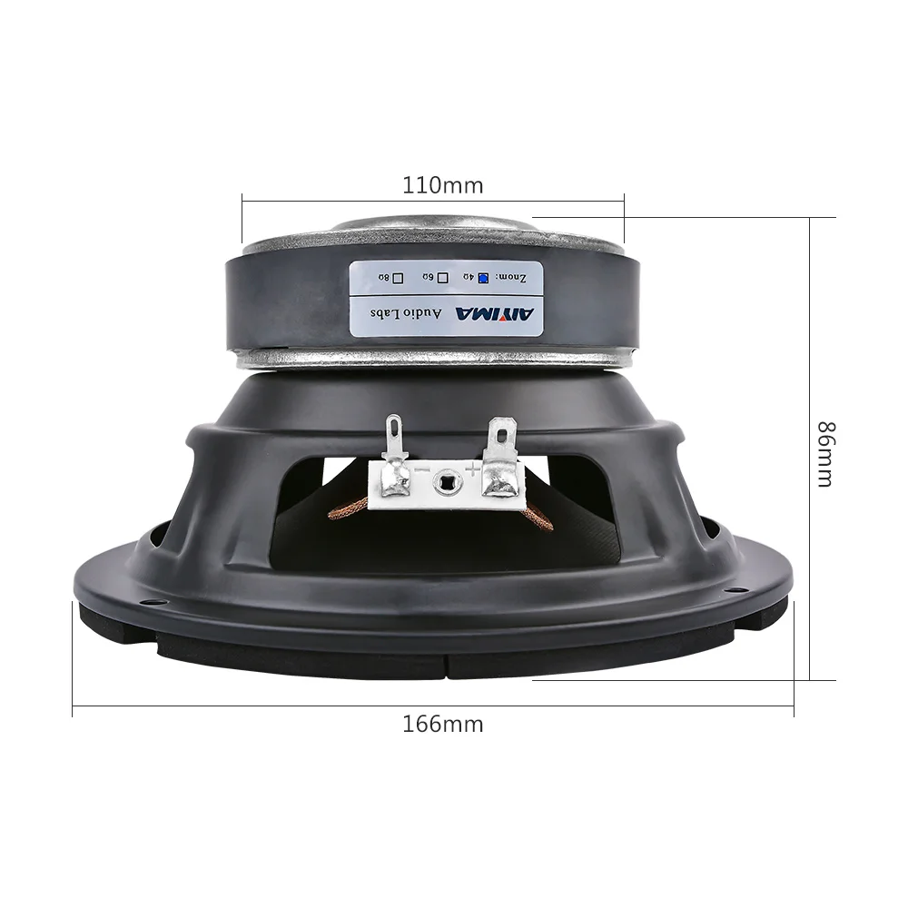 AIYIMA 6.5 Inch Subwoofer Audio Speaker 80W 4 8