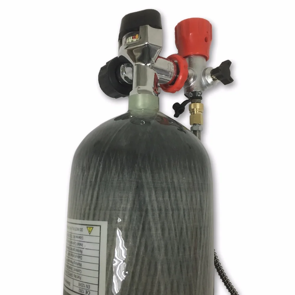 AC168201 new 6.8L 4500psi paintball tank compressed air rifles airforce