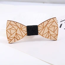 Горячая Мода для мужчин s деревянный галстук-бабочка аксессуар бабочка Свадебная вечеринка рождественские подарки бамбуковая деревянная бабочка Шея Одежда для мужчин женщин cravat