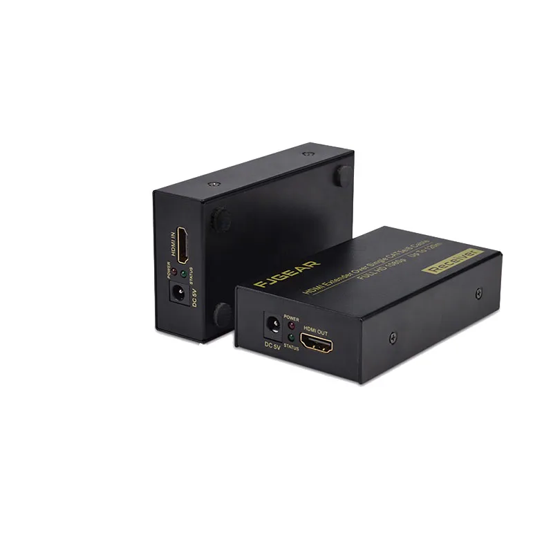 

Hdmi network extender 120 meters rj45 to hdmi HD signal extender Support one launch multiple receive use