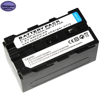 

7.2V 4800mAh NP-F750 NP-F770 NP F750 F770 Camera Battery Pack For Sony CCD-TR917 CCD-TR940 Digital LED Video Light Yongnuo Godox