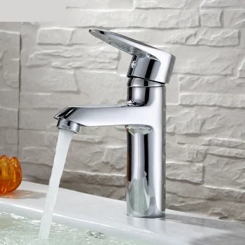 

Copper and diamond single hole faucet