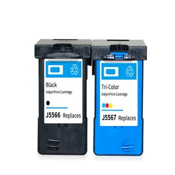 

J5566 J5567 Ink Cartridge D5566 D5567 Remanufactured for DELL 5566 5567 Inkjet for 922 924 944 942 962 964 Printers