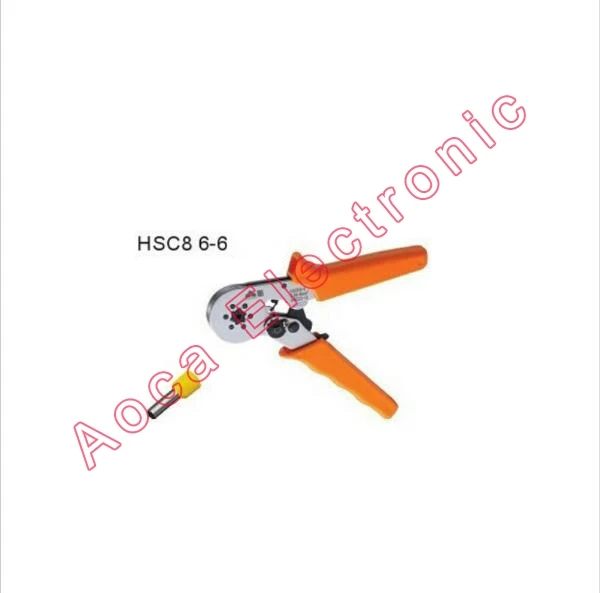 

HSC8 6-6 0.25-6 mm2 crimping tools for wire end sleeves high quality multi-function crimping pliers tube crimping pliers